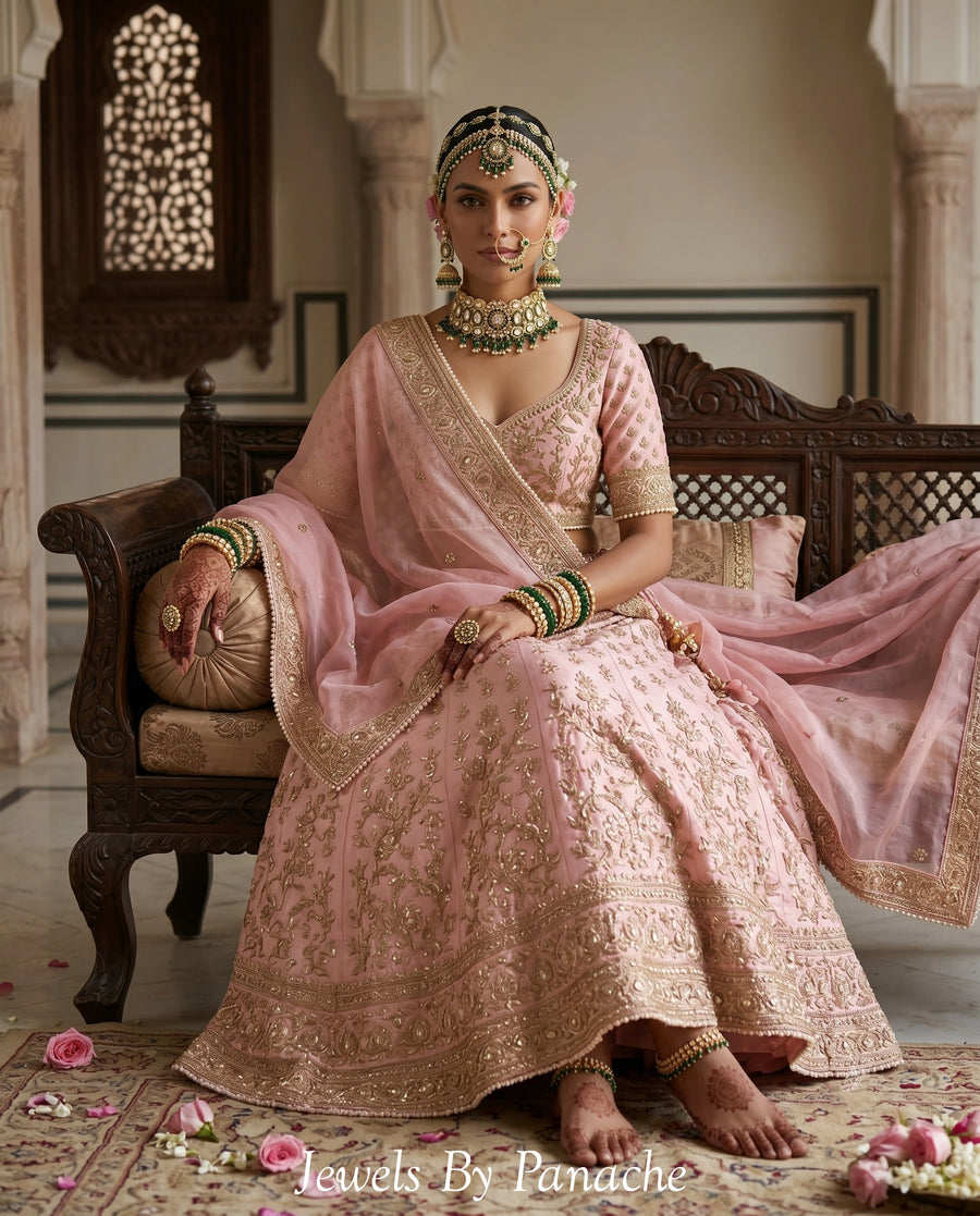 Darya Bridal Necklace Set styling inspiration