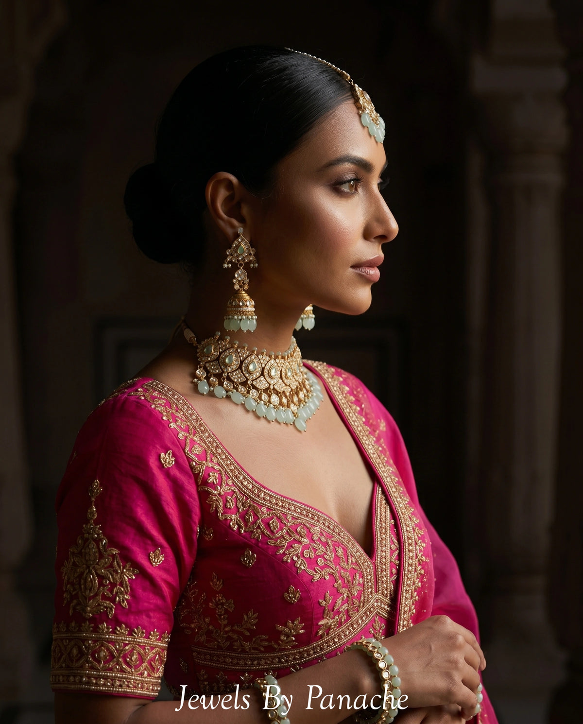Jhanvi Bridal Necklace Set | Paachi Kundan Heritage Jewellerybridal jewellery Australia