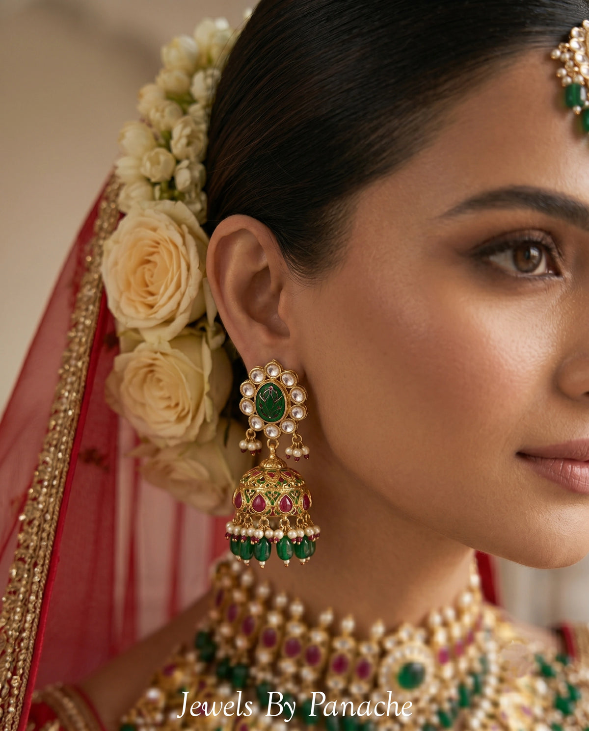 Mira – Jadau Kundan Bridal Choker & Necklace Setbridal jewellery Australia