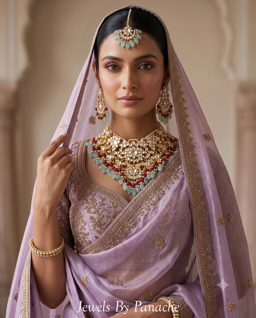 Nadia Paachi Kundan Necklace Set in Sydney styling inspiration