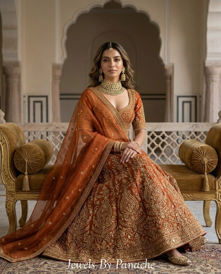 Noor Paachi Kundan Wedding Necklace Set | Bridal Jewellery Australia styling inspiration