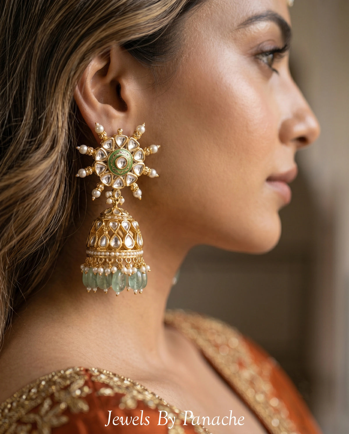 Noor Paachi Kundan Wedding Necklace Set | Bridal Jewellery Australiabridal jewellery Australia