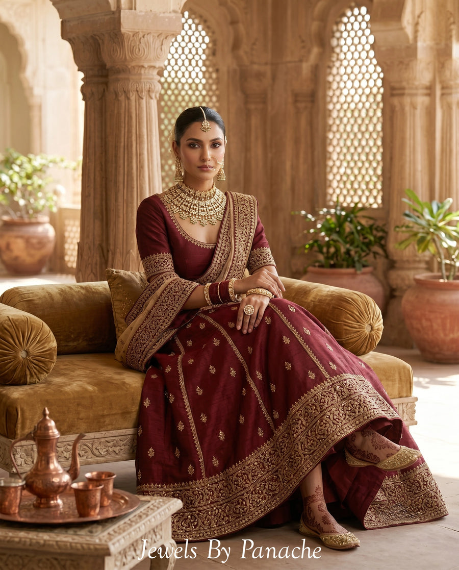 Padhmini Bridal Necklace Set | Luxury Indian Bridal Necklace Set styling inspiration