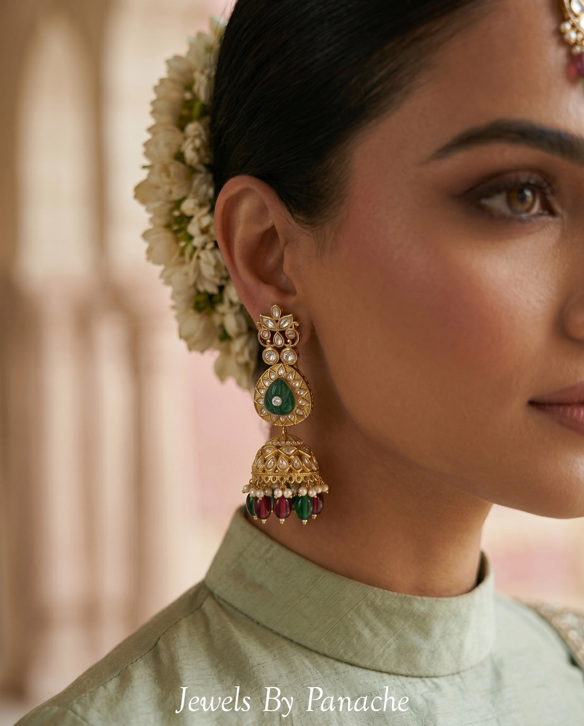 Sahiba Bridal Necklace Set | Layered Kundan Bridal Jewellery Australiabridal jewellery Australia