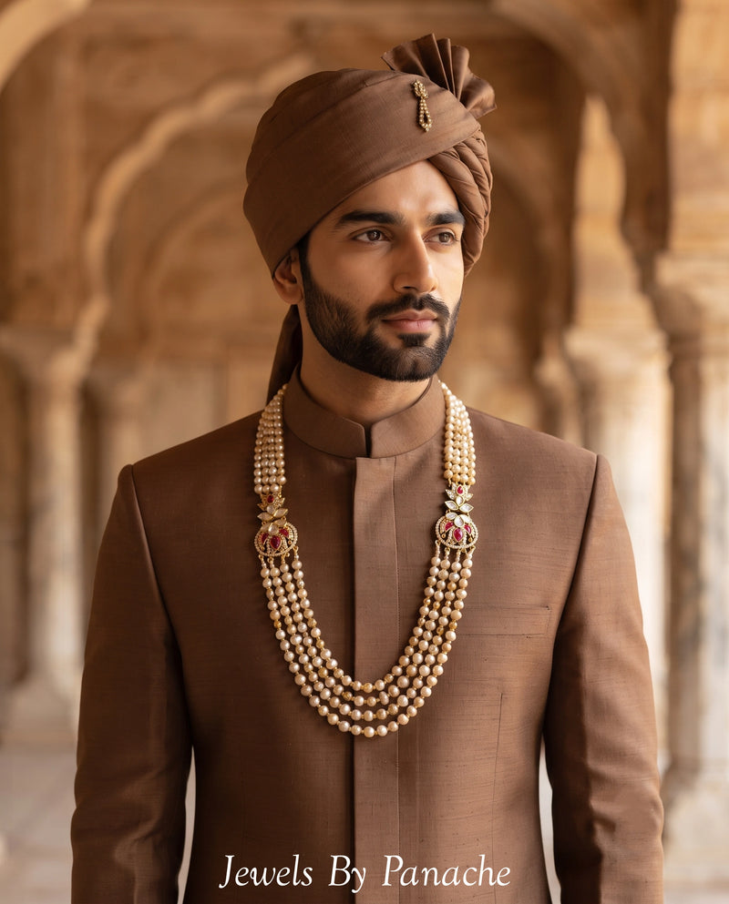 Baroque Pearl Groom Necklace