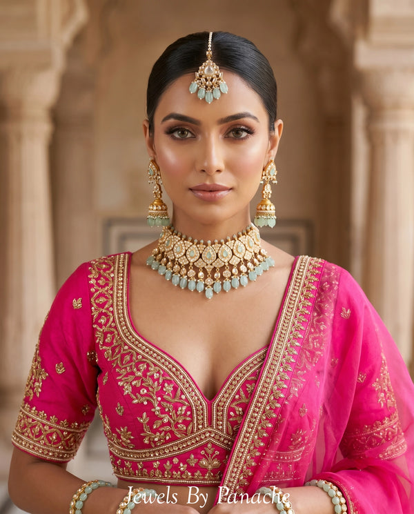 Jhanvi Bridal Necklace Set | Paachi Kundan Heritage Jewellery