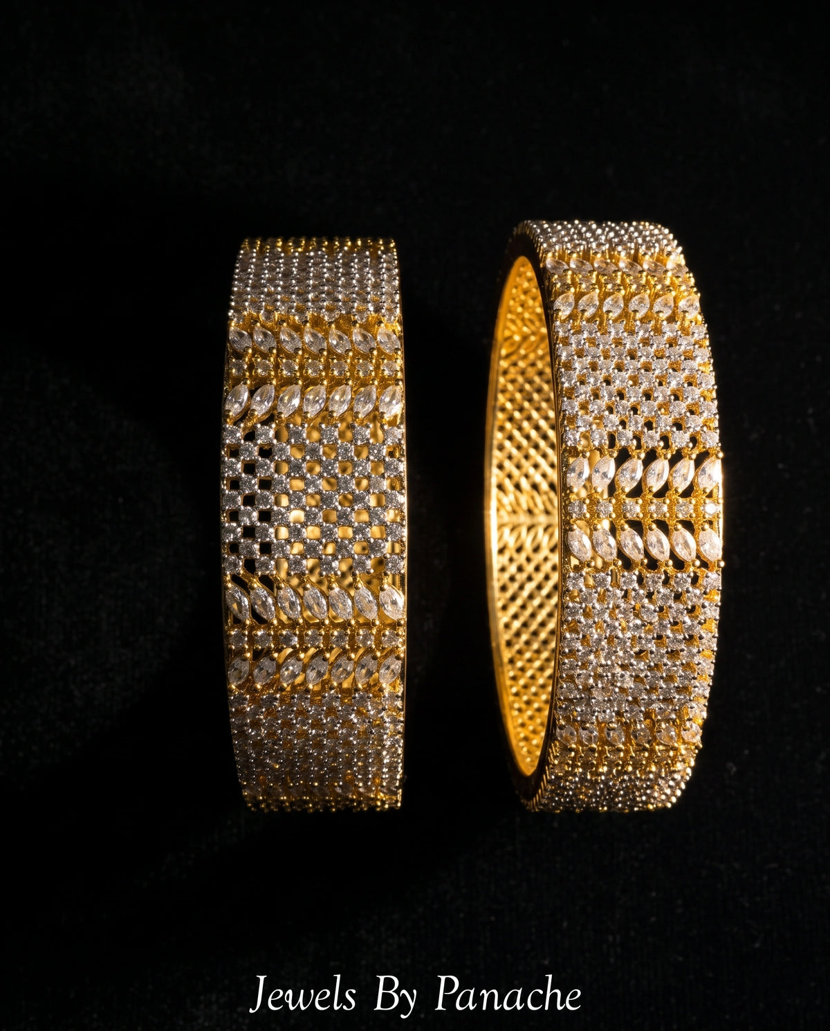 CZ Micro Setting Bangles | Luxury Bridal Bangles Australiabridal jewellery Australia