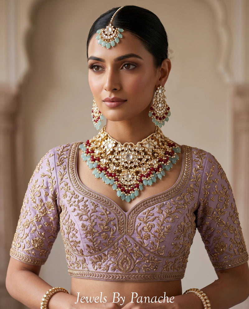 Nadia Paachi Kundan Necklace Set in Sydney