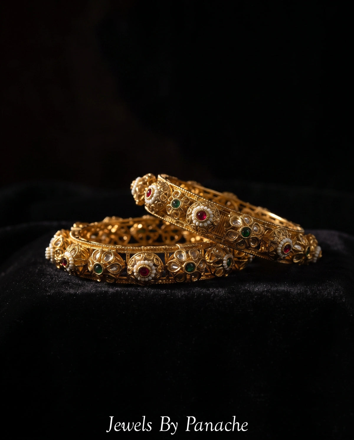 Heritage Pacheli Bangle with Reverse ADbridal jewellery Australia